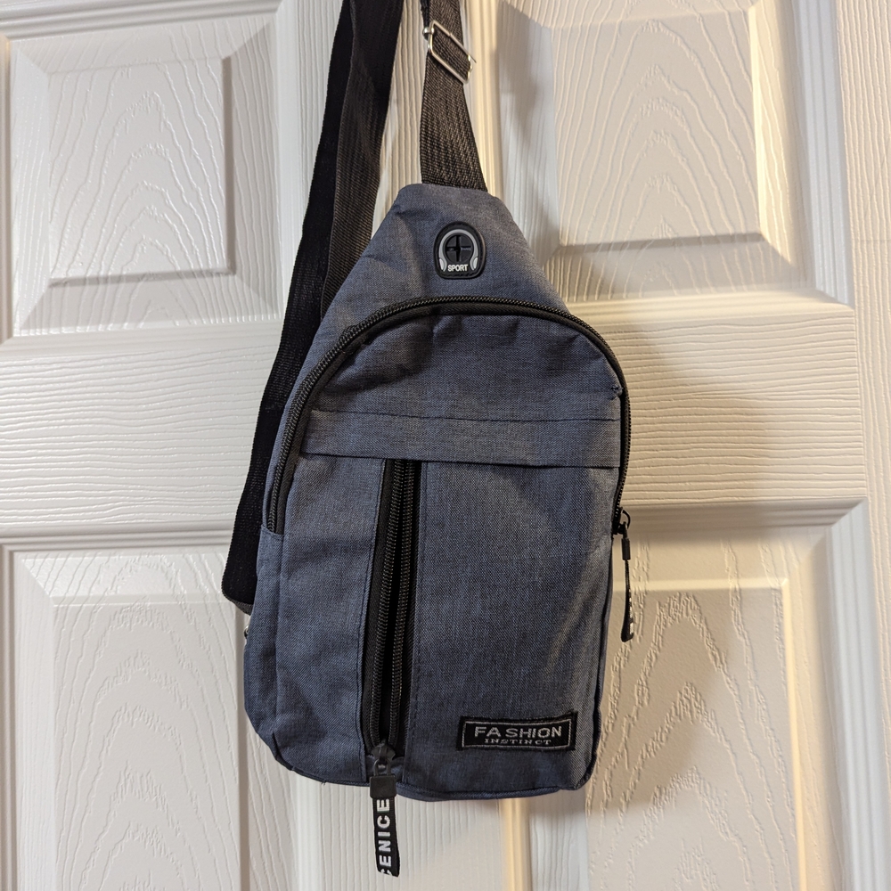 Gray Belt Bag